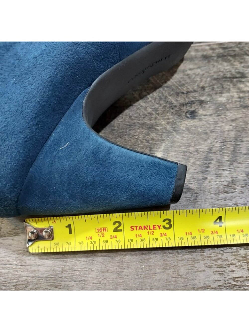 Shoes Easy Spirit Blue Suede 3 Inch High Heel Pumps Anti Gravity USA Size 7.5 - Picture 13 of 13